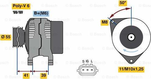 BOSCH 0 986 049 490 - Ģenerators autospares.lv