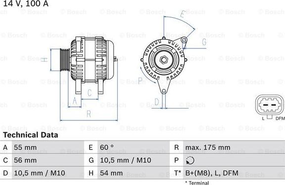 BOSCH 0 986 049 020 - Ģenerators www.autospares.lv