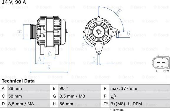 BOSCH 0 986 049 101 - Ģenerators autospares.lv