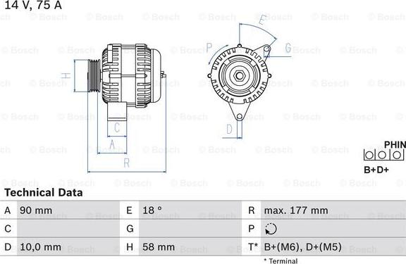 BOSCH 0 986 049 111 - Ģenerators autospares.lv