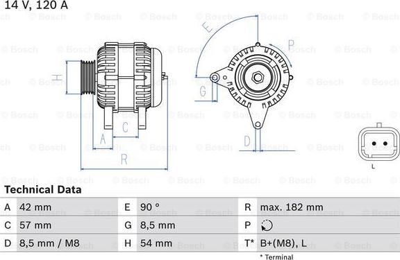 BOSCH 0 986 049 810 - Ģenerators autospares.lv