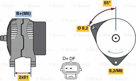 BOSCH 0 986 049 750 - Ģenerators autospares.lv