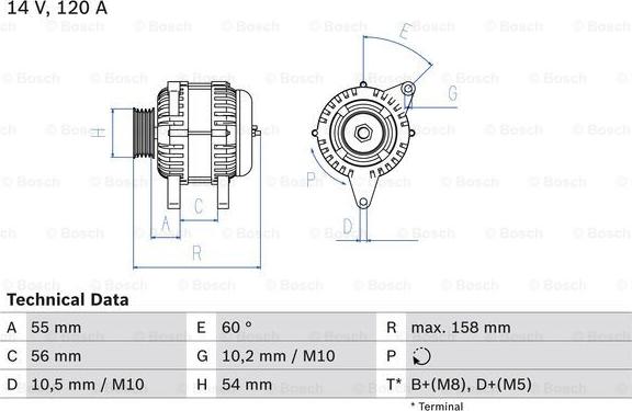 BOSCH 0 986 044 410 - Ģenerators www.autospares.lv