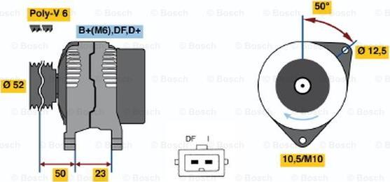 BOSCH 0 986 044 681 - Alternator www.autospares.lv