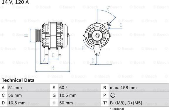 BOSCH 0 986 044 030 - Ģenerators autospares.lv