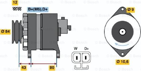 BOSCH 0 986 045 930 - Ģenerators www.autospares.lv