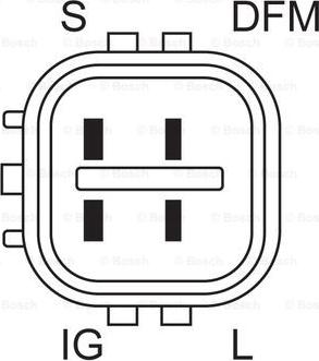 BOSCH 0 986 046 110 - Ģenerators www.autospares.lv