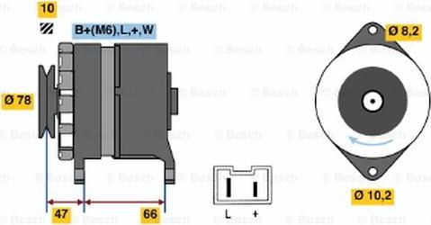 BOSCH 0 986 040 051 - Ģenerators autospares.lv