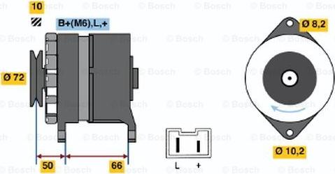 BOSCH 0 986 040 031 - Alternator www.autospares.lv