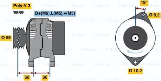 BOSCH 0 986 040 111 - Ģenerators autospares.lv