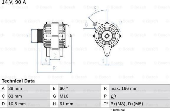 BOSCH 0 986 040 340 - Ģenerators autospares.lv