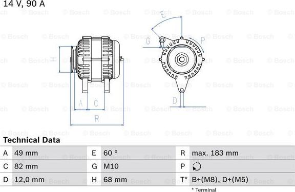 BOSCH 0 986 041 970 - Ģenerators www.autospares.lv