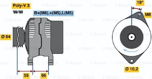 BOSCH 0 986 041 421 - Ģenerators autospares.lv