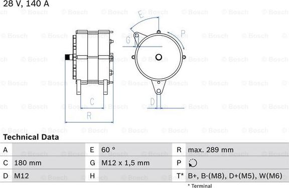 BOSCH 0 986 041 640 - Alternator www.autospares.lv