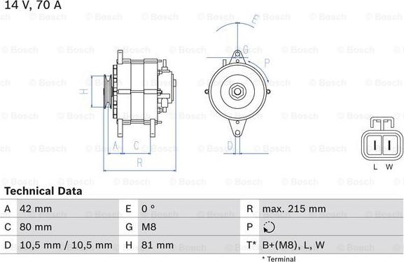 BOSCH 0 986 041 790 - Ģenerators autospares.lv