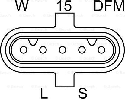 BOSCH 0 986 081 010 - Генератор www.autospares.lv