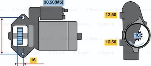 BOSCH 0 986 018 531 - Starteris www.autospares.lv