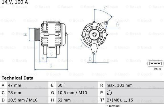 BOSCH 0 986 080 920 - Alternator www.autospares.lv