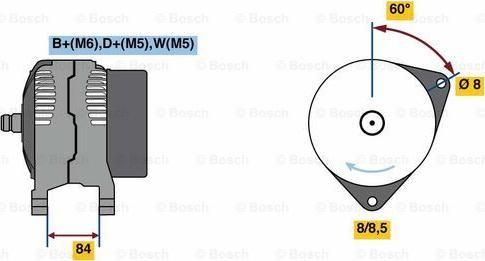 BOSCH 0 986 080 820 - Ģenerators www.autospares.lv