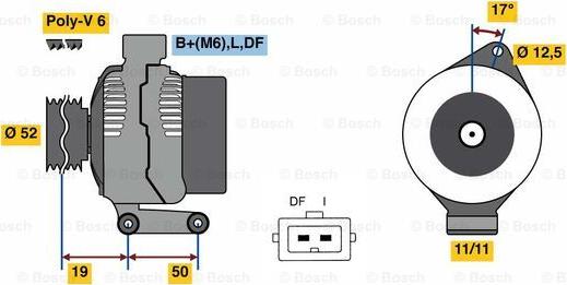 BOSCH 0 986 080 230 - Ģenerators www.autospares.lv