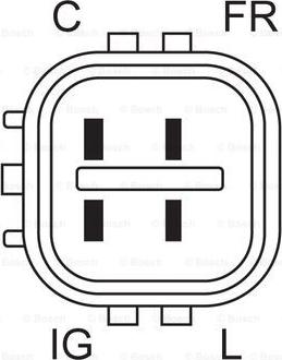 BOSCH 0 986 082 420 - Ģenerators autospares.lv