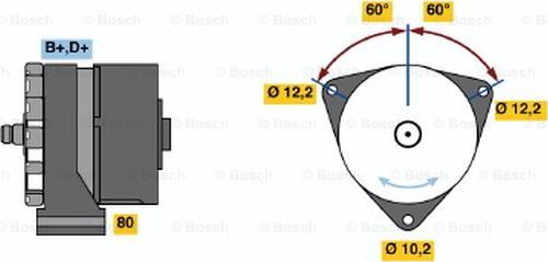 BOSCH 0 986 034 940 - Ģenerators www.autospares.lv