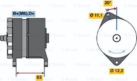 BOSCH 0 986 034 420 - Alternator www.autospares.lv