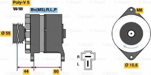 BOSCH 0 986 034 291 - Ģenerators autospares.lv