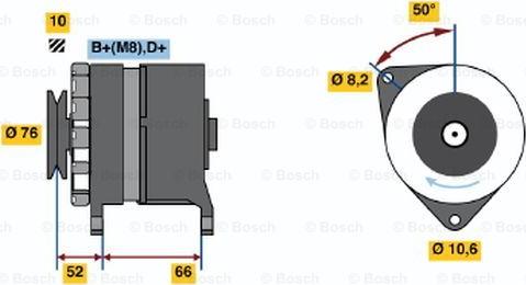 BOSCH 0 986 036 961 - Ģenerators www.autospares.lv