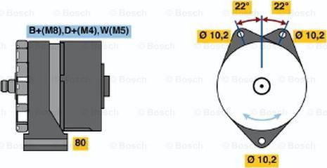 BOSCH 0 986 036 920 - Генератор www.autospares.lv