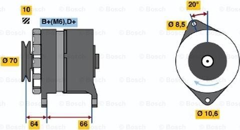 BOSCH 0 986 030 990 - Ģenerators autospares.lv