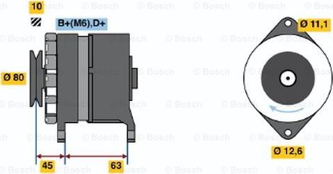 BOSCH 0 986 030 980 - Alternator www.autospares.lv