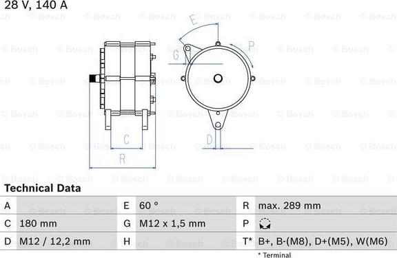 BOSCH 0 986 038 290 - Генератор www.autospares.lv