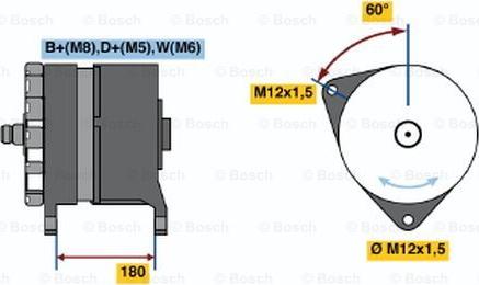 BOSCH 0 986 033 520 - Ģenerators autospares.lv