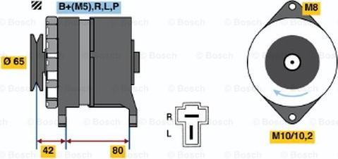 BOSCH 0 986 032 641 - Ģenerators www.autospares.lv