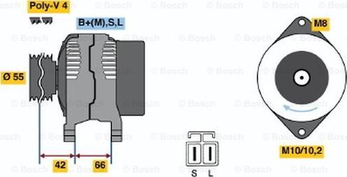 BOSCH 0 986 037 651 - Ģenerators www.autospares.lv