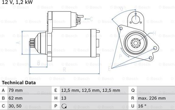 BOSCH 0 986 029 140 - Starteris www.autospares.lv