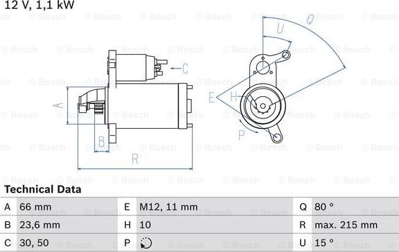 BOSCH 0 986 024 010 - Стартер www.autospares.lv