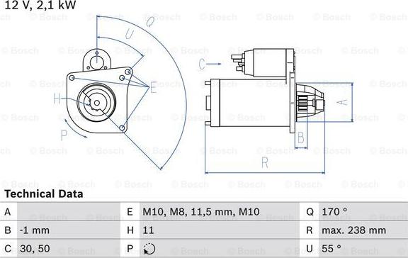 BOSCH 0 986 024 350 - Starteris www.autospares.lv