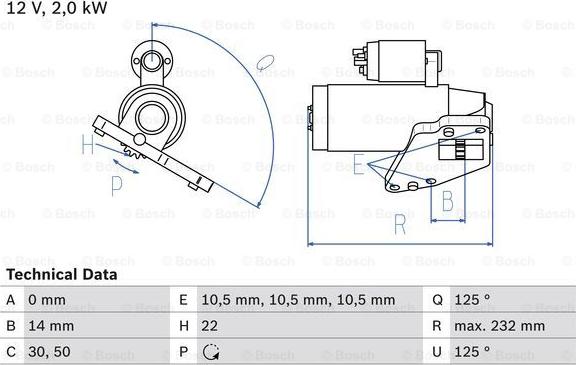 BOSCH 0 986 024 710 - Starteris www.autospares.lv