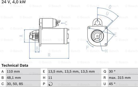 BOSCH 0 986 025 890 - Starteris www.autospares.lv