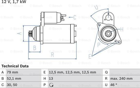 BOSCH 0 986 025 220 - Starteris www.autospares.lv