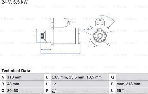 BOSCH 0 986 021 490 - Starteris www.autospares.lv