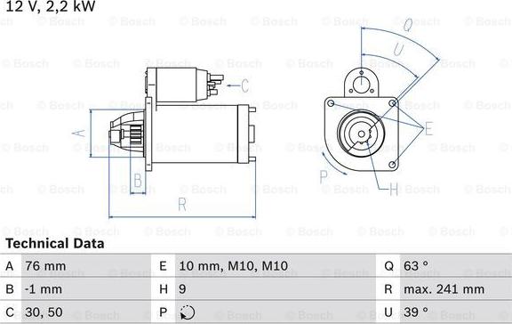 BOSCH 0 986 021 620 - Starteris www.autospares.lv