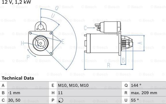 BOSCH 0 986 021 671 - Starteris www.autospares.lv