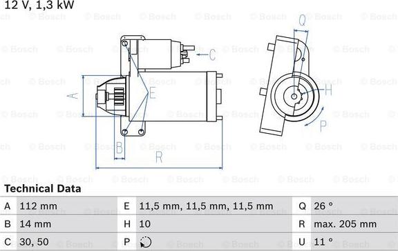 BOSCH 0 986 023 480 - Starteris www.autospares.lv