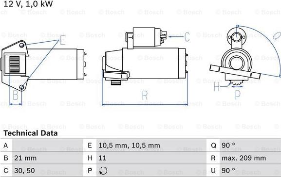 BOSCH 0 986 023 610 - Starteris www.autospares.lv