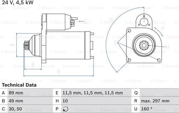 BOSCH 0 986 022 940 - Starteris www.autospares.lv