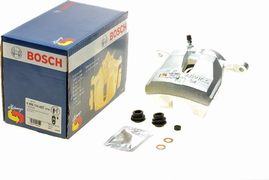 BOSCH 0 986 135 483 - Bremžu suports www.autospares.lv