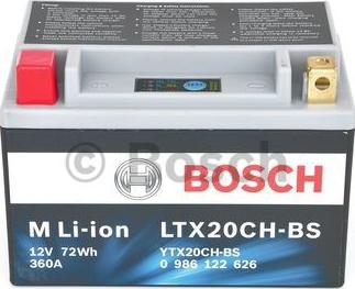 BOSCH 0 986 122 626 - Startera akumulatoru baterija www.autospares.lv